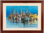 BARBOSA. 1990. Quadro serigrafia. Med.: 59x80cm.