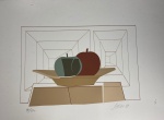 CARLOS SCLIAR - (1920 - 2001)  - Serigrafia assinada e datada de 1989. Tiragem: 91/120 - Medidas 50x70 cm.