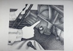 LINDENBERG - Serigrafia assinada  27/110 - Medidas 48 x 66 cm.