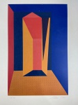 CARLOS SCLIAR - (1920 - 2001)  - Serigrafia assinada e datada de 1971. Tiragem: 3/10  - Medidas 70 x 50 cm.