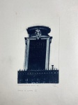 THEREZA MIRANDA - Serigrafia assinada  " CONVENTO SANTA TERESA, RJ - PROVA DE ESTADO III" - Medidas 44 x 32 cm.