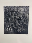 ZENOM - Serigrafia assinada datada em 67. Medidas 41 x 32 cm.