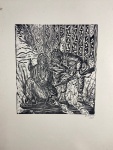 ZENOM - Serigrafia assinada "ESTAMPA" datada em 67. Medidas 41 x 32 cm.
