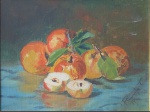 Quadro - Sem assinatura - OST . Med.: 38 x 35 cm (com moldura); Med.:23 x 28 cm (tela).