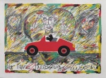 ANGELO DE AQUINO - "Rio, Paris, Freiburg, Zurique" - Serigrafia assinada. 65 x 89 cm.