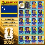 2026 - SELEÇÃO DE CURAÇAU Completa - CUW1 A CUW20 - Grupo E - 20 Figurinhas Originais PANINI RETIRADAS DOS PACOTES em ordem para colar nas páginas 42 e 43 do ÁLBUM da COPA DO MUNDO FIFA 2026 - Imagem ilustrativa de uma das peças do acervo, o cliente vai receber a Seleção descrita neste anúncio original PANINI