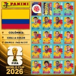2026 - SELEÇÃO DA COLÔMBIA Completa - COL1 A COL20 - Grupo K - 20 Figurinhas Originais PANINI RETIRADAS DOS PACOTES em ordem para colar nas páginas 96 e 97 do ÁLBUM da COPA DO MUNDO FIFA 2026 - Imagem ilustrativa de uma das peças do acervo, o cliente vai receber a Seleção descrita neste anúncio original PANINI