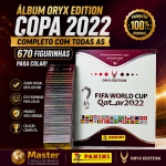 2022 ÓRYX EDITION - ÁLBUM ÓRYX EDITION COMPLETO PARA COLAR - ÁLBUM + TODAS AS 670 FIGURINHAS PARA COLAR - FIGURINHAS SEM REPETIÇÃO SEPARADAS EM ORDEM E POR TIME OU EXTRA - COPA DO MUNDO NO QATAR 2022 -  KIT COM 100% DO ÁLBUM PARA COLAR - Figurinhas Originais PANINI ORYX EDITION SUIÇA (Panini ITALY) sem uso (para colar no álbum)