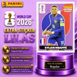 2026 - EXTRA LEGEND BASE/LILÁS - KYLIAN MBAPPE (França) - Figurinha Original PANINI do Álbum da COPA DO MUNDO FIFA 2026 - Raridade - Regular - Imagem REAL da peça em leilão