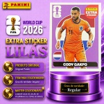 2026 - EXTRA LEGEND BASE/LILÁS - CODY GAKPO (Holanda) - Figurinha Original PANINI do Álbum da COPA DO MUNDO FIFA 2026 - Raridade - Regular - Imagem REAL da peça em leilão