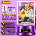 2026 - EXTRA LEGEND BASE/LILÁS - FLORIAN WIRTZ (Alemanha) - Figurinha Original PANINI do Álbum da COPA DO MUNDO FIFA 2026 - Raridade - Regular - Imagem REAL da peça em leilão