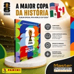 2026 - ÁLBUM CAPA DURA TRADICIONAL - Álbum Capa Dura Normal - FIFA WORLD CUP 2026 Imagem ilustrativa, o cliente vai receber o álbum lacrado (novo) descrito neste anúncio.