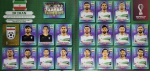 2022 - SELEÇÃO DO IRÃ COMPLETA - COPA DO MUNDO QATAR 2022 - 20 FIGURINHAS SEM REPETIÇÃO - Posições: IRN 1 até IRN 20 - Paginas 18 e 19 - Figurinhas Originais PANINI sem uso (para colar no álbum)