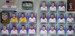 2022 - SELEÇÃO DOS ESTADOS UNIDOS COMPLETA - COPA DO MUNDO QATAR 2022 - 20 FIGURINHAS SEM REPETIÇÃO - Posições: USA 1 até USA 20 - Paginas 20 e 21 - Figurinhas Originais PANINI sem uso (para colar no álbum)
