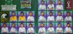 2022 - SELEÇÃO DA ARÁBIA SAUDITA COMPLETA - COPA DO MUNDO QATAR 2022 - 20 FIGURINHAS SEM REPETIÇÃO - Posições: KSA 1 até KSA 20 - Paginas 26 e 27 - Figurinhas Originais PANINI sem uso (para colar no álbum)