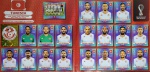 2022 - SELEÇÃO DA TUNÍSIA COMPLETA - COPA DO MUNDO QATAR 2022 - 20 FIGURINHAS SEM REPETIÇÃO - Posições: TUN 1 até TUN 20 - Paginas 38 e 39 - Figurinhas Originais PANINI sem uso (para colar no álbum)