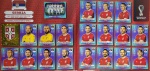 2022 - SELEÇÃO DA SÉRVIA COMPLETA - COPA DO MUNDO QATAR 2022 - 20 FIGURINHAS SEM REPETIÇÃO - Posições: SRB 1 até SRB 20 - Paginas 60 e 61 - Figurinhas Originais PANINI sem uso (para colar no álbum)