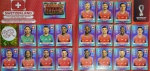 2022 - SELEÇÃO DA SUÍÇA COMPLETA - COPA DO MUNDO QATAR 2022 - 20 FIGURINHAS SEM REPETIÇÃO - Posições: SUI 1 até SUI 20 - Paginas 62 e 63 - Figurinhas Originais PANINI sem uso (para colar no álbum)
