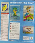 Brasil 2014 - BRILHANTES - Logos FIFA e Copa, Mascote e Selo Panini - Figurinhas 00 a 5 - Pagina: Contra Capa - São 06 Cromos auto colantes Originais para completar seu álbum da Copa Brasil 2014 - Oportunidade unica pois no mercado cada figurinha é vendida pelo menos a R$ 10.00