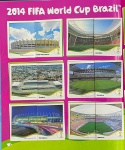 Brasil 2014 - ESTÁDIOS DA COPA - Belo Horizonte, Brasilia, Cuiabá, Curitiba, Fortaleza e Manaus - Figurinhas 8 a 19 - Pagina 02 - São 12 Cromos auto colantes Originais para completar seu álbum da Copa Brasil 2014 - Oportunidade unica pois no mercado cada figurinha é vendida pelo menos a R$ 10.00