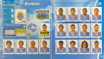 Brasil 2014 - SELEÇÃO DO URUGUAI COMPLETA - Grupo D - Figurinhas 260 a 278 - Paginas 32 e 33 - São 19 Cromos auto colantes Originais para completar seu álbum da Copa Brasil 2014 - Oportunidade unica pois no mercado cada figurinha é vendida pelo menos a R$ 10.00