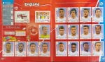 Brasil 2014 - SELEÇÃO DA INGLATERRA COMPLETA - Grupo D - Figurinhas 298 a 316 - Paginas 36 e 37 - São 19 Cromos auto colantes Originais para completar seu álbum da Copa Brasil 2014 - Oportunidade unica pois no mercado cada figurinha é vendida pelo menos a R$ 10.00
