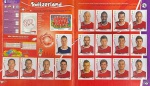 Brasil 2014 - SELEÇÃO DA SUIÇA COMPLETA - Grupo E - Figurinhas 336 a 354 - Paginas 42 e 43 - São 19 Cromos auto colantes Originais para completar seu álbum da Copa Brasil 2014 - Oportunidade unica pois no mercado cada figurinha é vendida pelo menos a R$ 10.00