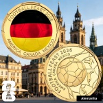 2026 - Medalha Colorida Copa do Mundo 2026 - Alemanha - 40.0 mm - FC