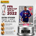 2022 - KYLIAN MBAPPE PRATA - EXTRA LEGEND (França) - Figurinha Original PANINI do Álbum da COPA DO MUNDO FIFA 2022 - Raridade - Rara - Imagem ilustrativa de uma das peças do acervo, o cliente vai receber a figurinha descrita neste anúncio