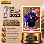 2022 - KYLIAN MBAPPE BRONZE - EXTRA LEGEND (França) - Figurinha Original PANINI do Álbum da COPA DO MUNDO FIFA 2022 - Raridade - Intermediária - Imagem ilustrativa de uma das peças do acervo, o cliente vai receber a figurinha descrita neste anúncio