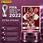 2022 - LUKA MODRIC BORDÔ/BASE - EXTRA LEGEND (Croácia) - Figurinha Original PANINI do Álbum da COPA DO MUNDO FIFA 2022 - Raridade - Regular - Imagem ilustrativa de uma das peças do acervo, o cliente vai receber a figurinha descrita neste anúncio