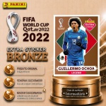 2022 - GUILHERMO OCHOA BRONZE - EXTRA LEGEND (México) - Figurinha Original PANINI do Álbum da COPA DO MUNDO FIFA 2022 - Raridade - Intemediária - Imagem ilustrativa de uma das peças do acervo, o cliente vai receber a figurinha descrita neste anúncio