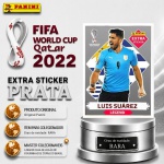 LUÍS SUAREZ PRATA - EXTRA LEGEND (Uruguai) - Figurinha Original - Não deixe de ter as Figurinhas mais raras DO ÁLBUM DA COPA DO MUNDO QATAR 2022 - PANINI - Valor de mercado acima de R$ 300.00