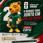2026 - MASCOTE DA COPA - Mascote ZAYU (México) - Mascote Oficial - 10cm / 50g - FIFA WORLD CUP 2026 -  Avulso (sem caixa)