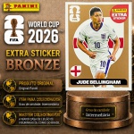 2026 - EXTRA LEGEND BRONZE - JUDE BELLINGHAM (Inglaterra) - Figurinha Original PANINI do Álbum da COPA DO MUNDO FIFA 2026 - Raridade - Intemediária - Imagem REAL da peça em leilão