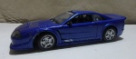 Carro modelismo da diecast Collection "Saleen SR" em metal comr azul, escala 1/24, na caixa original. Med.19cm