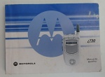 Colecionismo - Antigo Manual Motorola i730.