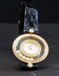 ELEGANTE CHOPARD HAPPY DIAMONDS DE BOAS DIMENSÕES 24MM.REF 20/3957 No de SÉRIE 294924 MODELO 4097 EM