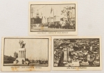 Colecionismo - Figurinha de cigarro - 3 peças da Fábrica de cigarros Sudan S.A. - Fumem OCEANIA- Locais de São Paulo - (parque de Água Branca, Mon. Ramos de Azevedo e Panorama) - A Sudan foi fundada em 1913, no bairro do Brás, em São Paulo, por Sabbado Umberto D`Angelo. O nome `SUDAN` foi formado a partir das iniciais de seu nome: S-U-D`AN. A empresa cresceu rapidamente e tornou-se uma das maiores fabricantes de cigarros do Brasil durante boa parte do século XX.