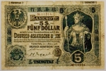 Numismática, KIAO CHAU. Uma Cópia de Cédula Rara P-2 1907
