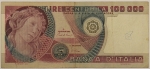 Numismática, ITALIA. Uma Cédula 100000 Lire 1978