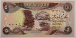 Numismática, IRAQ. Uma Cédula P-70 5 Dinars 1980 Flor de Estampa