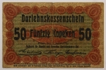 Numismática, GERMANY. Uma Cédula 50 Kopeken 1916