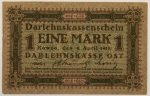Numismática, GERMANY. Uma Cédula 1 Mark 1918