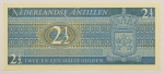 Numismática, NEDERLANDSE ANTILLEN. Uma Cédula P-21 2,5 Gulden 1970 Flor de Estampa