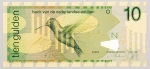 Numismática, NEDERLANDSE ANTILLEN. Uma Cédula P-28 10 Gulden 2003 Flor de Estampa