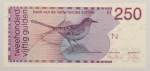 Numismática, NEDERLANDSE ANTILLEN. Uma Cédula P-27 250 Gulden 1995 Flor de Estampa