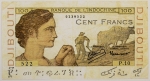 Numismática, DJIBOUTI. Uma Cópia de Cédula Rara P-19a 1946 com Etiqueta de Classificação