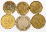 Numismática, BRASIL. Seis Moedas Nacionais Sortidas