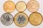 Numismática, BRASIL. Seis Moedas Nacionais Sortidas